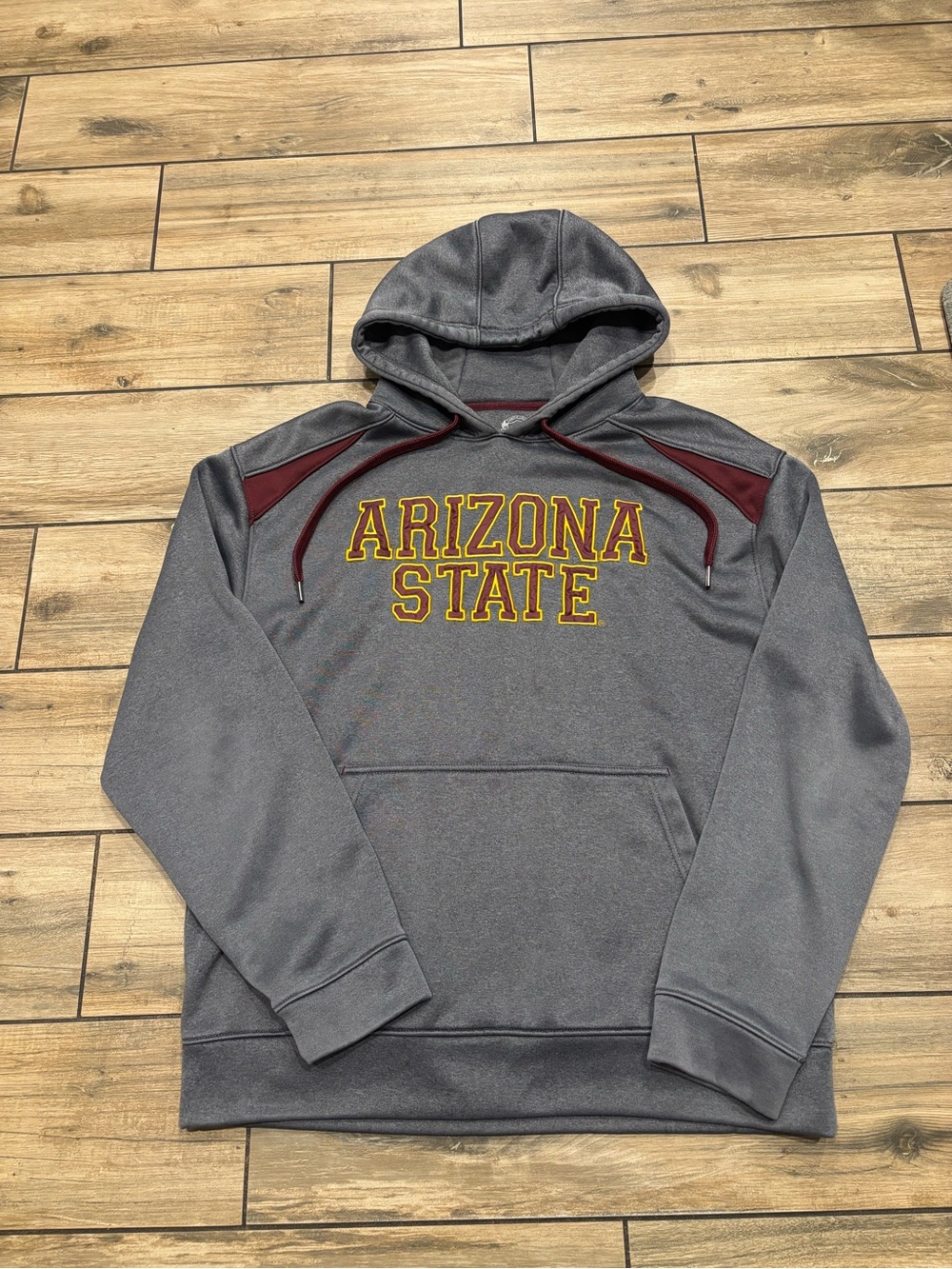 Arizona State University Hoodie Grey ASU Sun Devils Campus Drive Size M